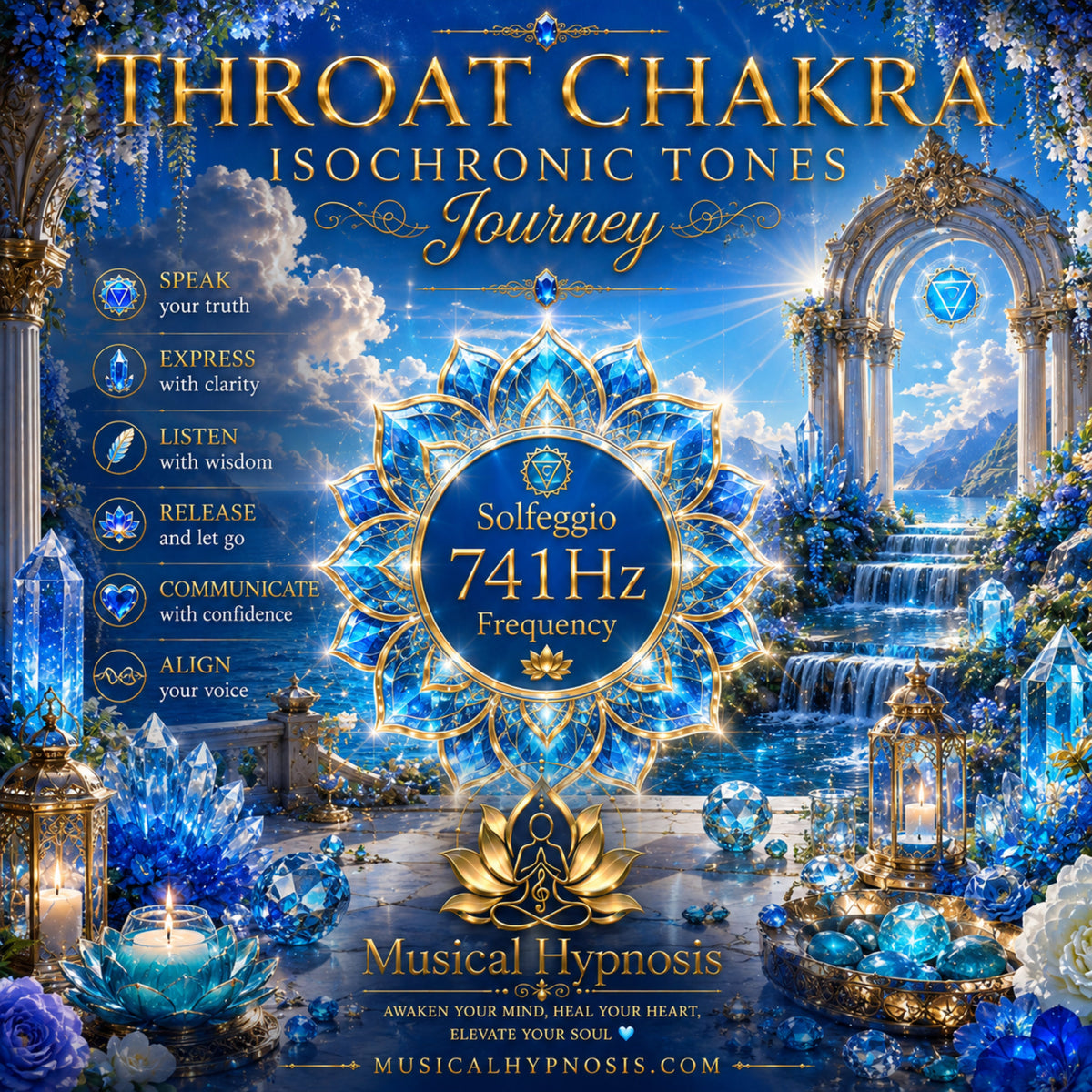 Throat Chakra Isochronic Tones