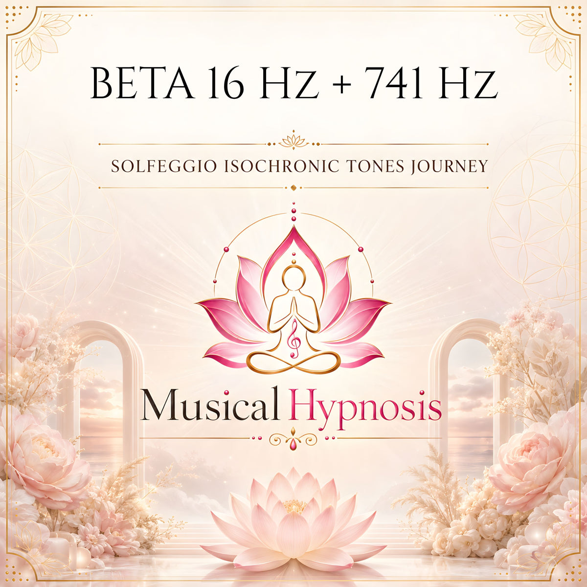 Beta 16 Hz + 741 Hz Solfeggio Isochronic Tones Journey