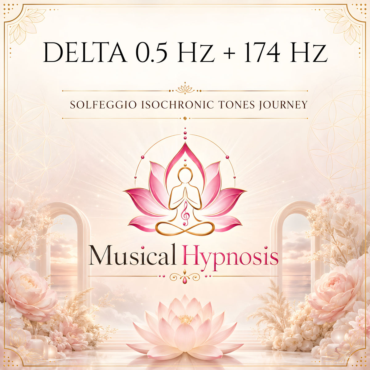 Delta 0.5 Hz + 174 Hz Solfeggio Isochronic Tones Journey