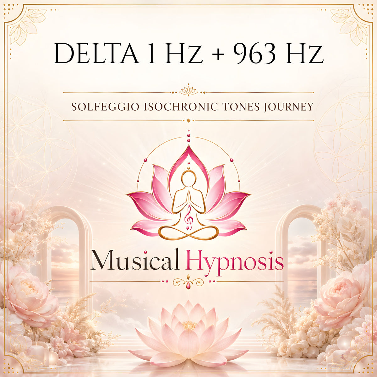 Delta 1 Hz + 963 Hz Solfeggio Isochronic Tones Journey