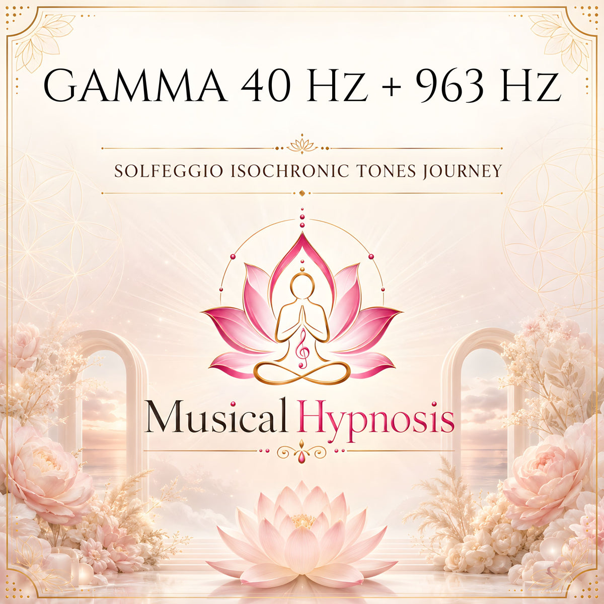 Gamma 40 Hz + 963 Hz Solfeggio Isochronic Tones Journey
