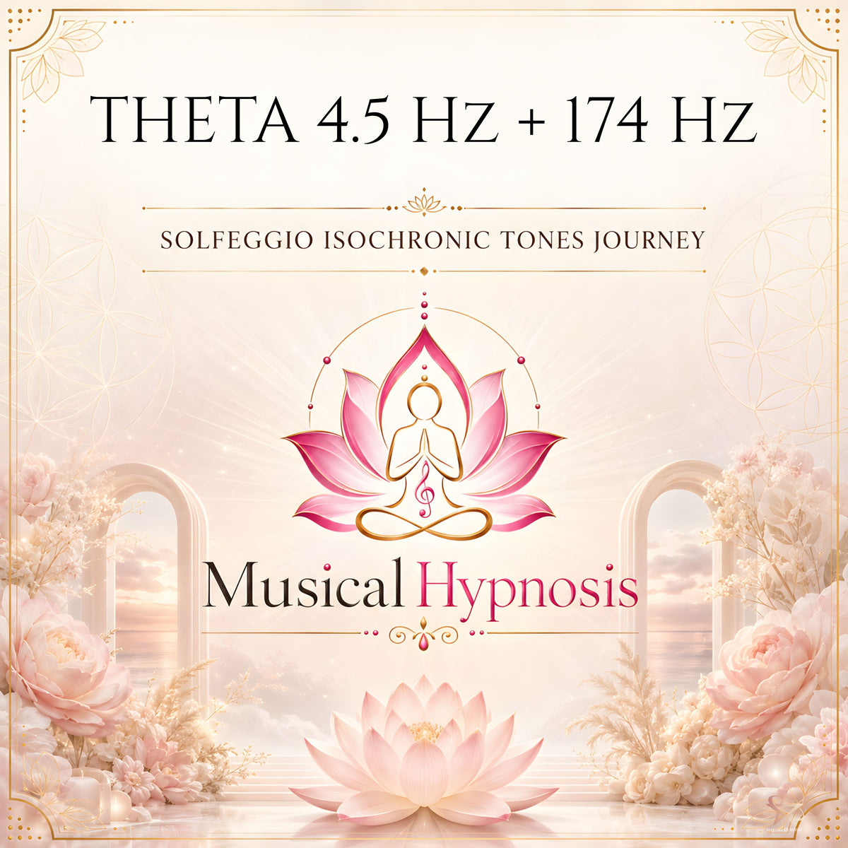 Theta 4.5 Hz + 174 Hz Solfeggio Isochronic Tones Journey