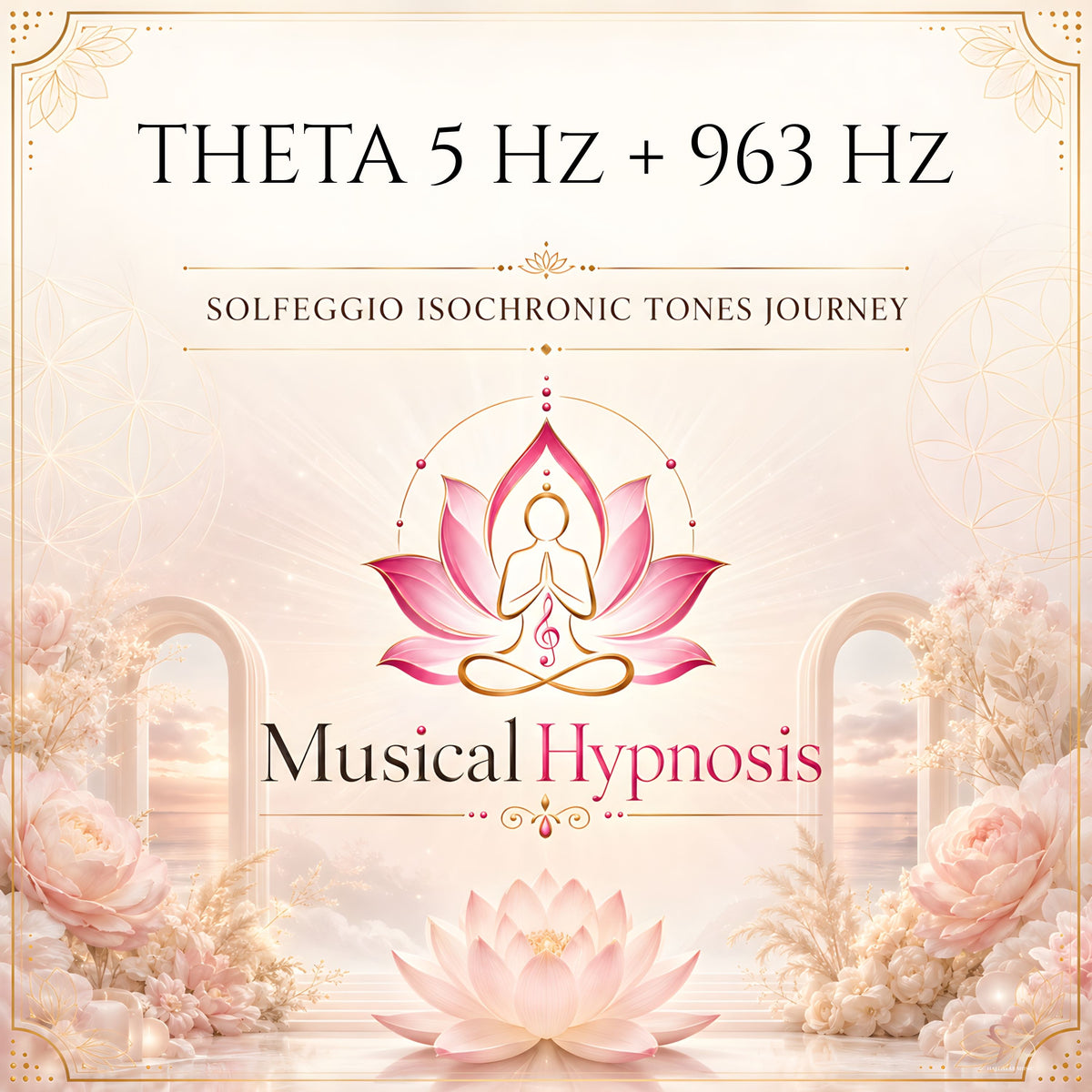 Theta 5 Hz + 963 Hz Solfeggio Isochronic Tones Journey
