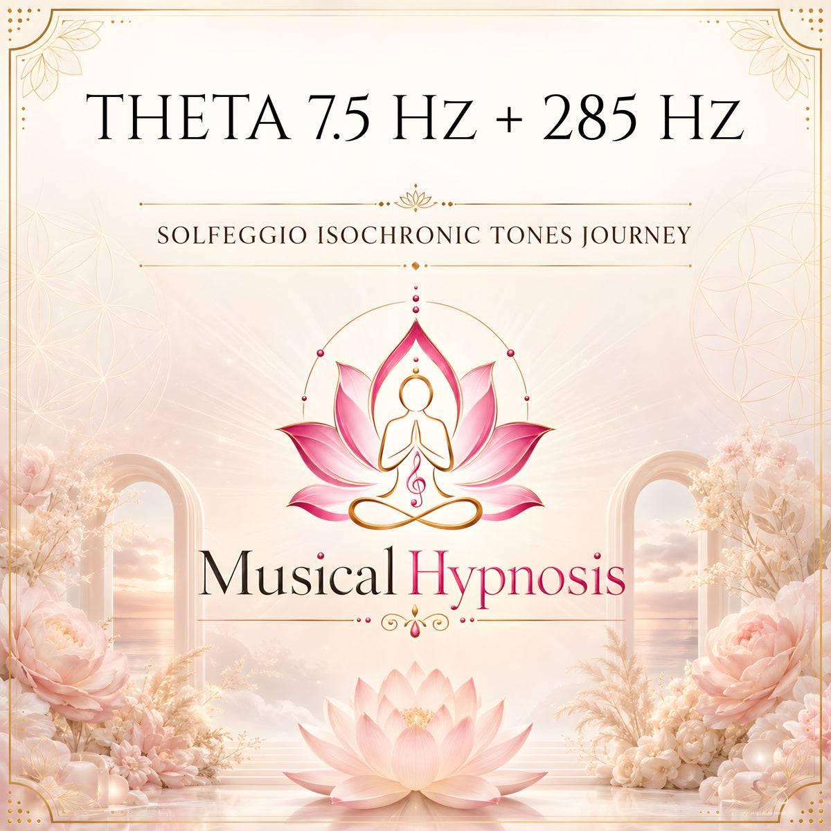 Theta 7.5 Hz + 285 Hz Solfeggio Isochronic Tones Journey
