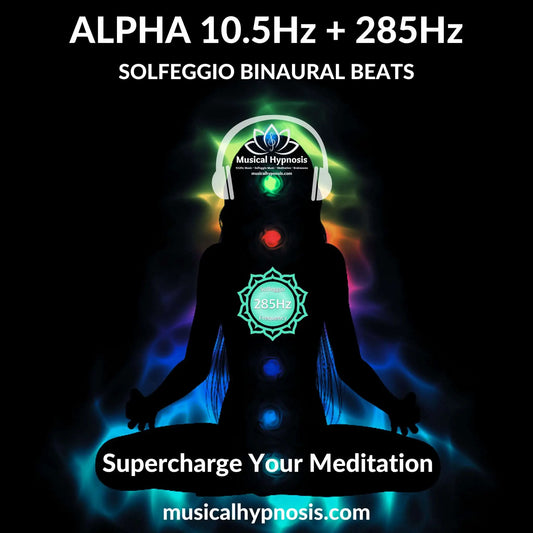 Alpha 10.5Hz and 285Hz Solfeggio Binaural Beats | 30 minutes