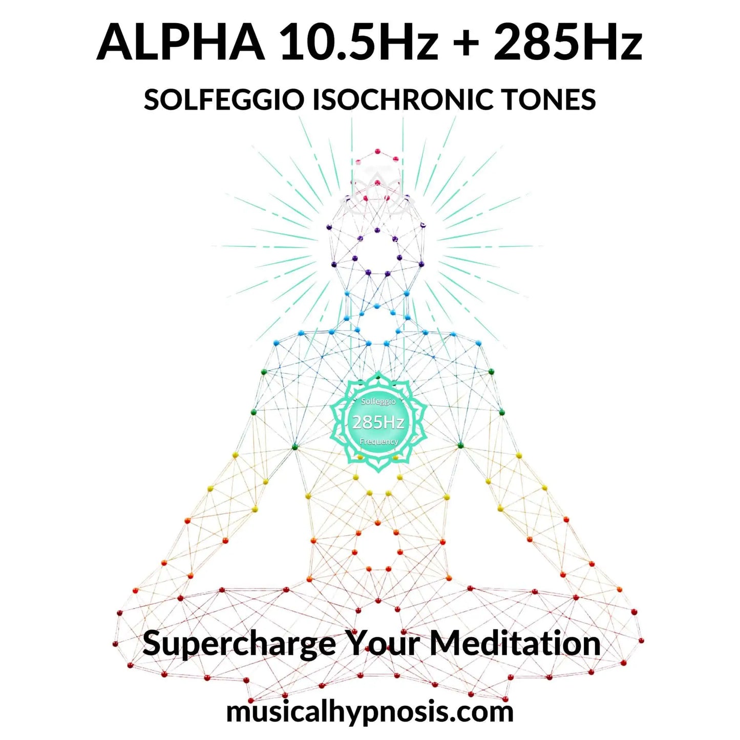 Alpha 10.5Hz and 285Hz Solfeggio Isochronic Tones | 30 minutes