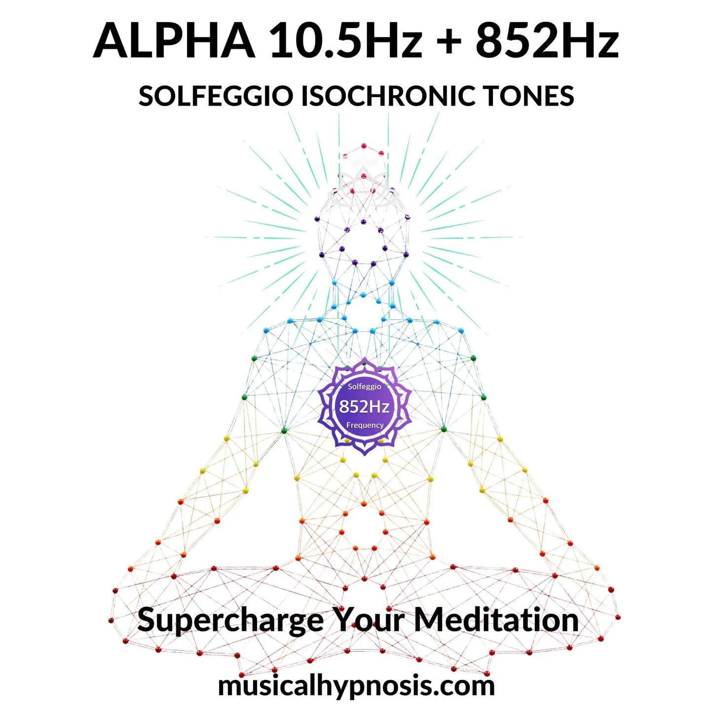 Alpha 10.5Hz and 852Hz Solfeggio Isochronic Tones | 30 minutes