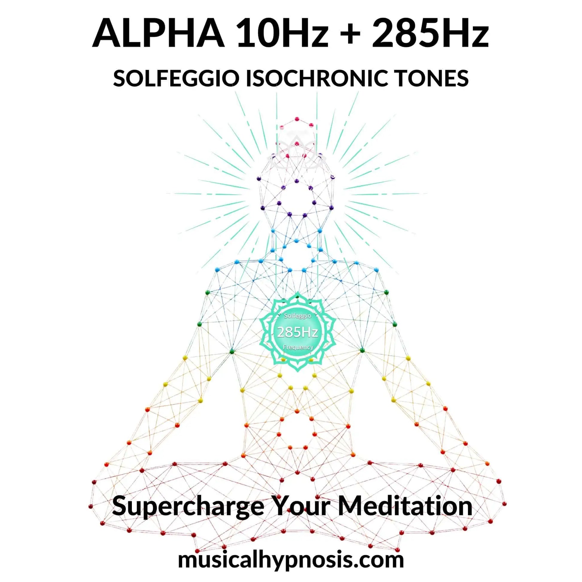 Alpha 10Hz and 285Hz Solfeggio Isochronic Tones | 30 minutes