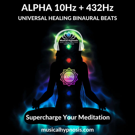Alpha 10Hz and 432Hz Universal Healing Binaural Beats | 30 minutes