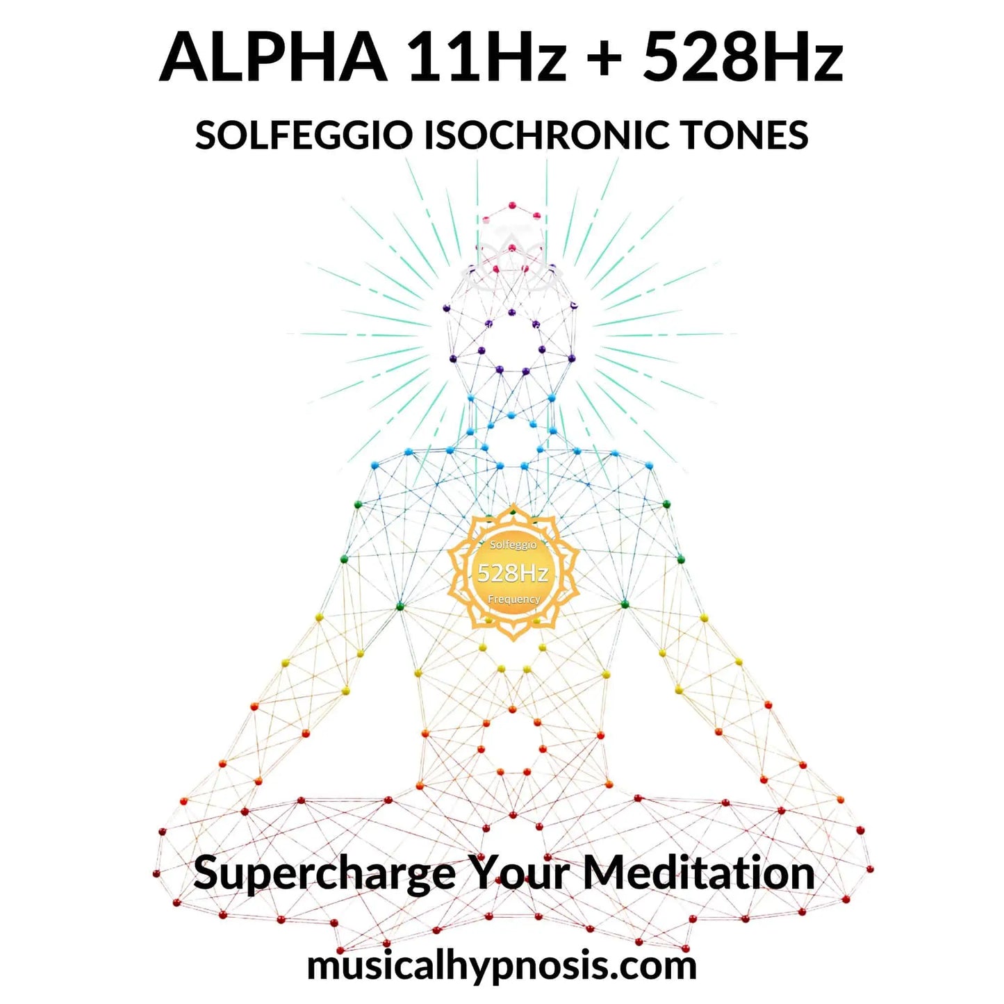 Alpha 11Hz and 528Hz Solfeggio Isochronic Tones | 30 minutes