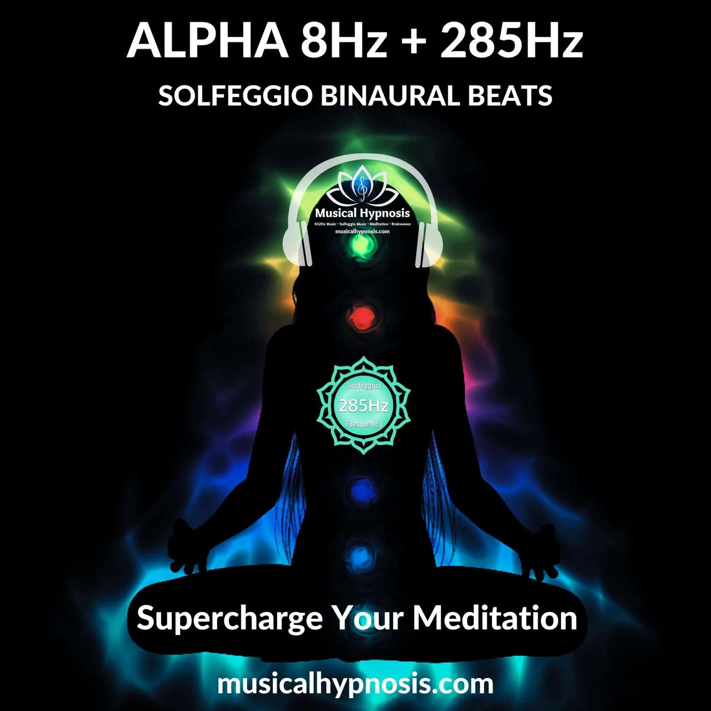 Alpha 8Hz and 285Hz Solfeggio Binaural Beats | 30 minutes