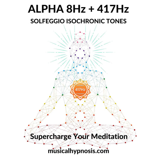 Alpha 8Hz and 417Hz Solfeggio Isochronic Tones | 30 minutes