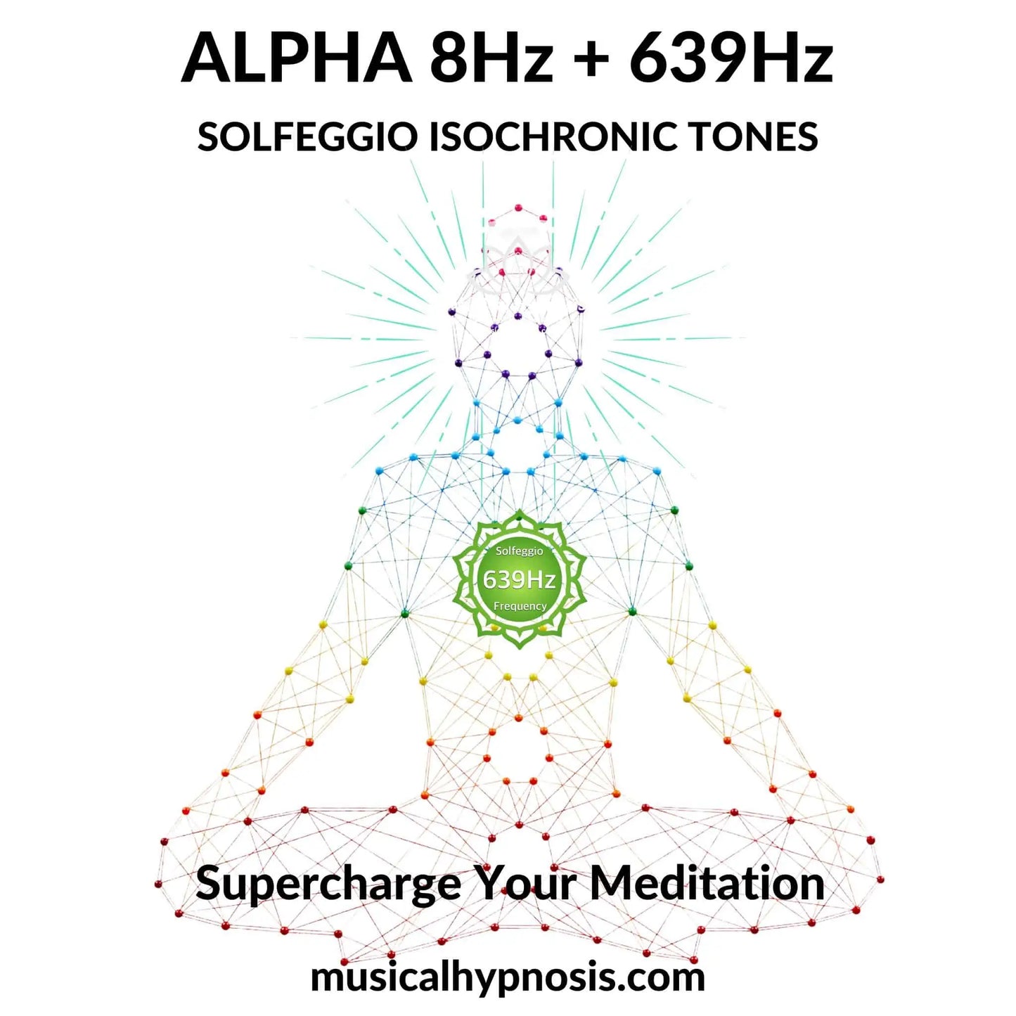 Alpha 8Hz and 639Hz Solfeggio Isochronic Tones | 30 minutes