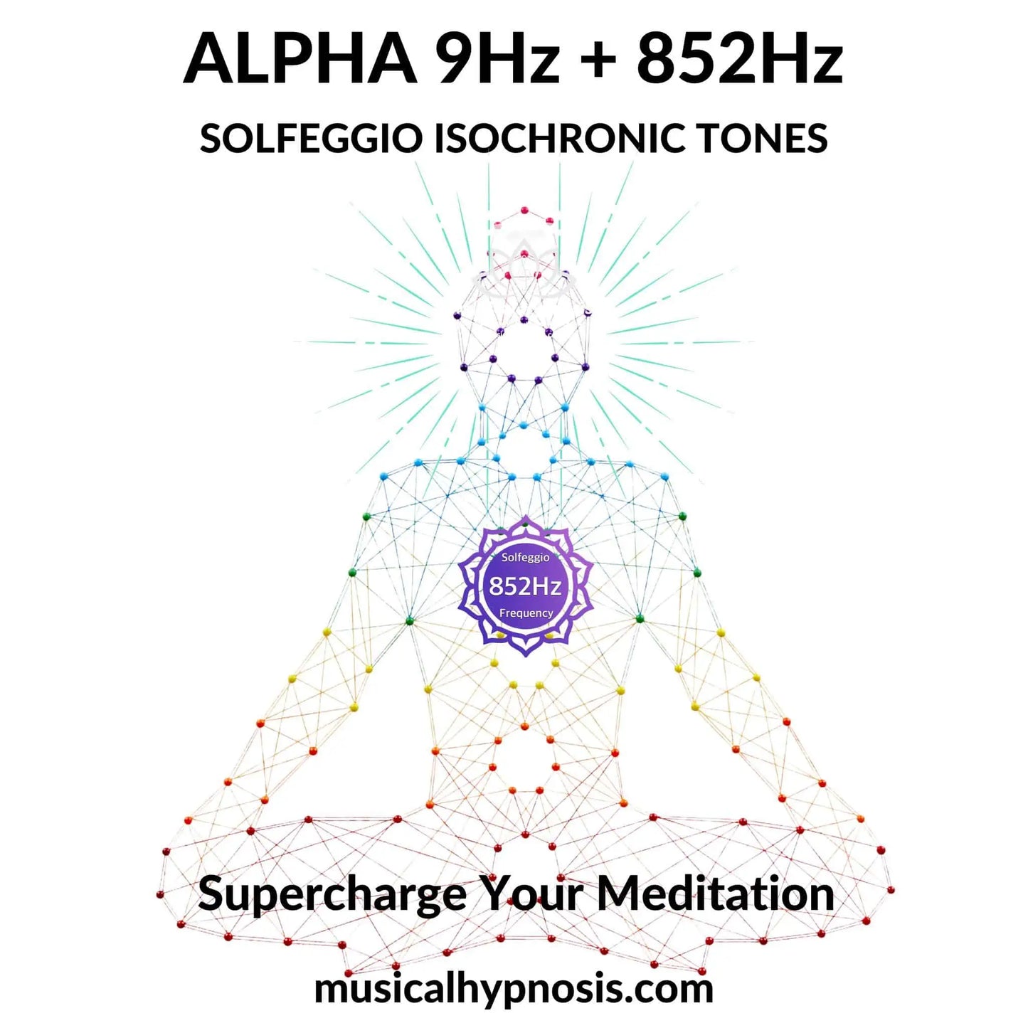 Alpha 9Hz and 852Hz Solfeggio Isochronic Tones | 30 minutes