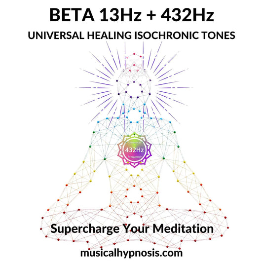 Beta 13Hz and 432Hz Universal Healing Isochronic Tones | 30 minutes