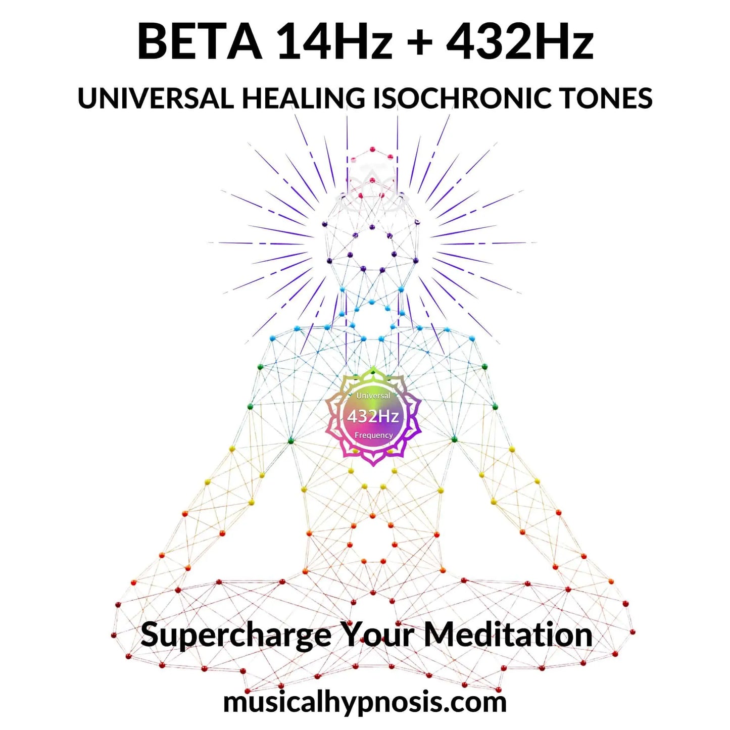 Beta 14Hz and 432Hz Universal Healing Isochronic Tones | 30 minutes