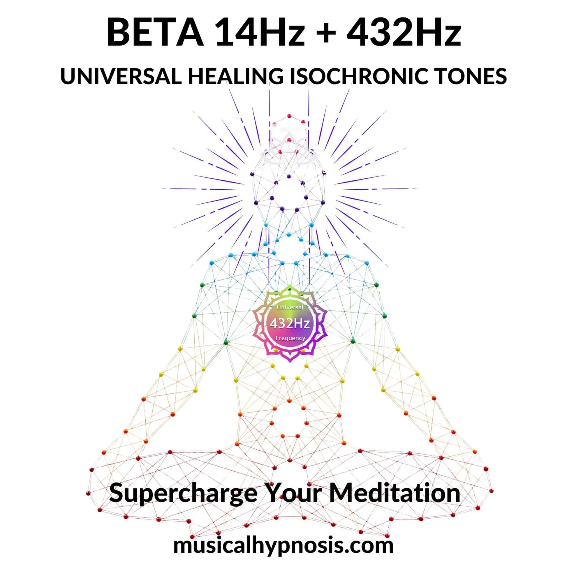 Beta 14Hz and 432Hz Universal Healing Isochronic Tones | 30 minutes