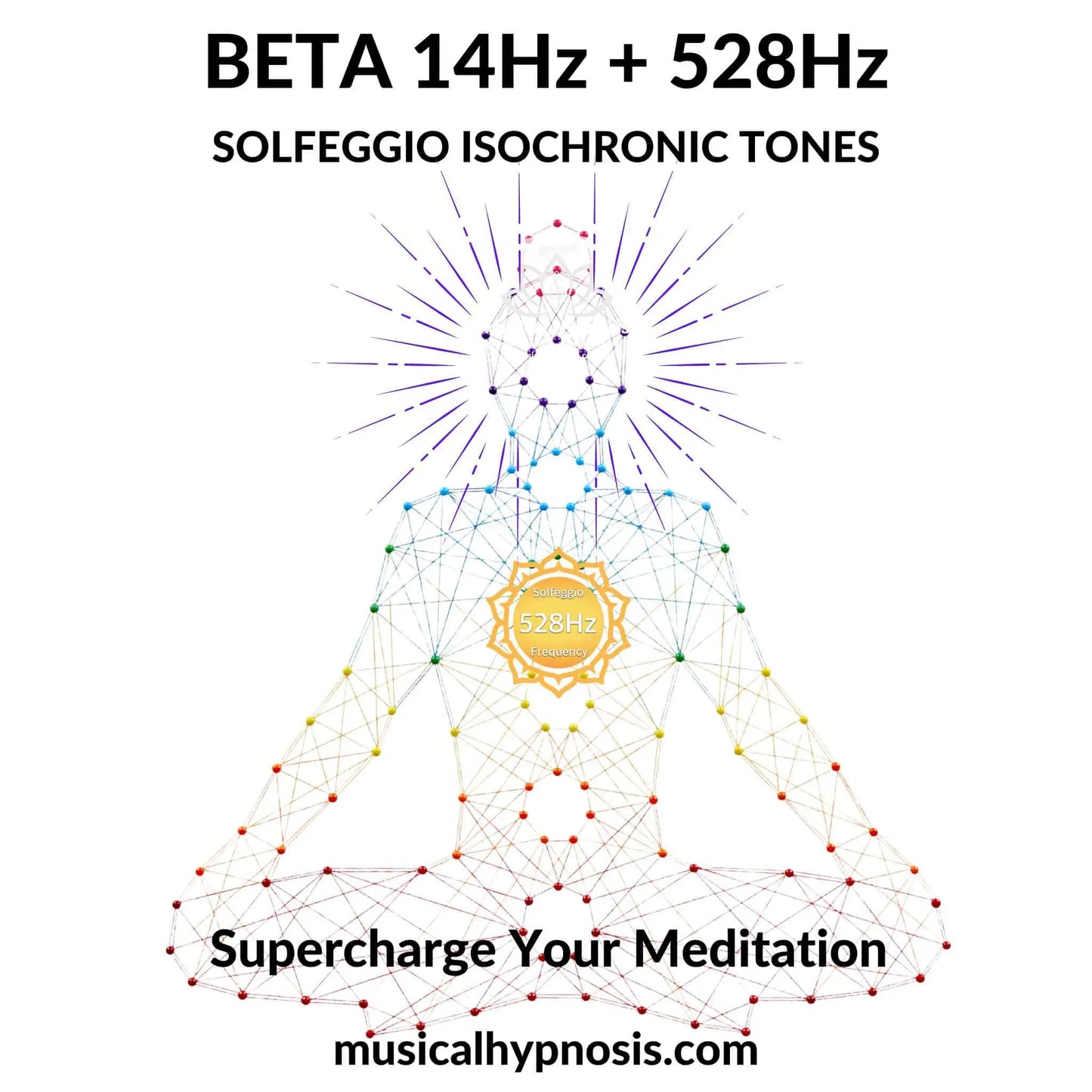 Beta 14Hz and 528Hz Solfeggio Isochronic Tones | 30 minutes