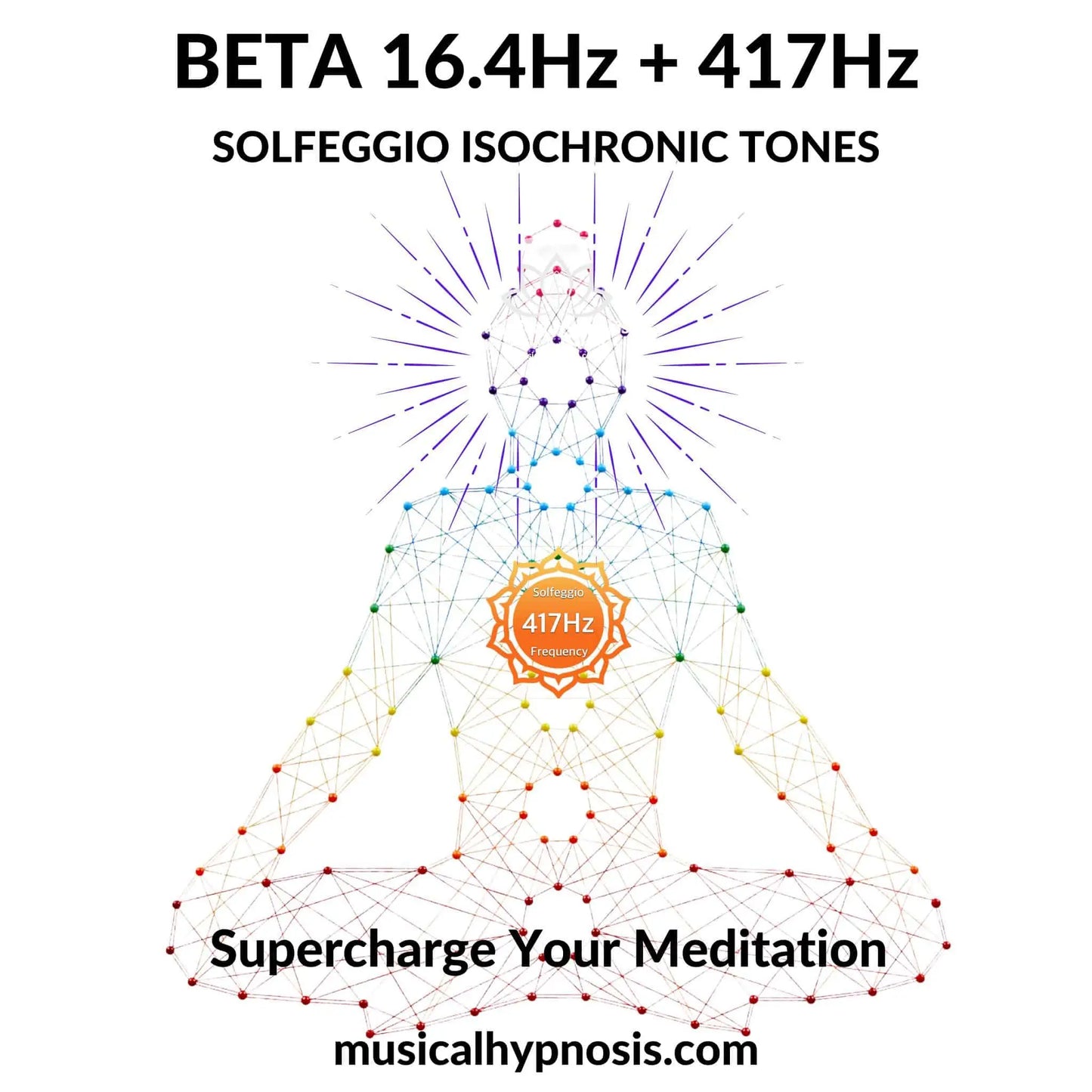 Beta 16.4Hz and 417Hz Solfeggio Isochronic Tones | 30 minutes