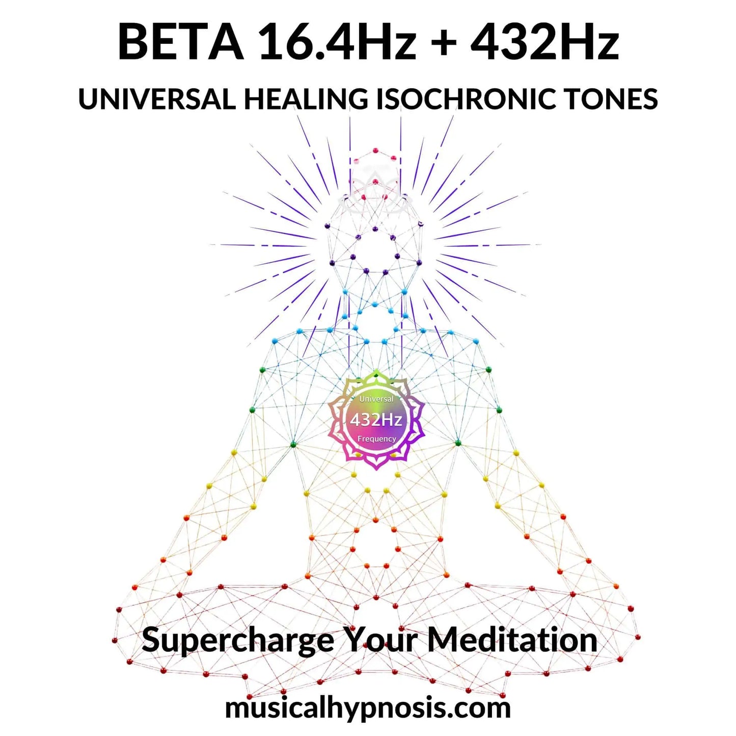 Beta 16.4Hz and 432Hz Universal Healing Isochronic Tones | 30 minutes