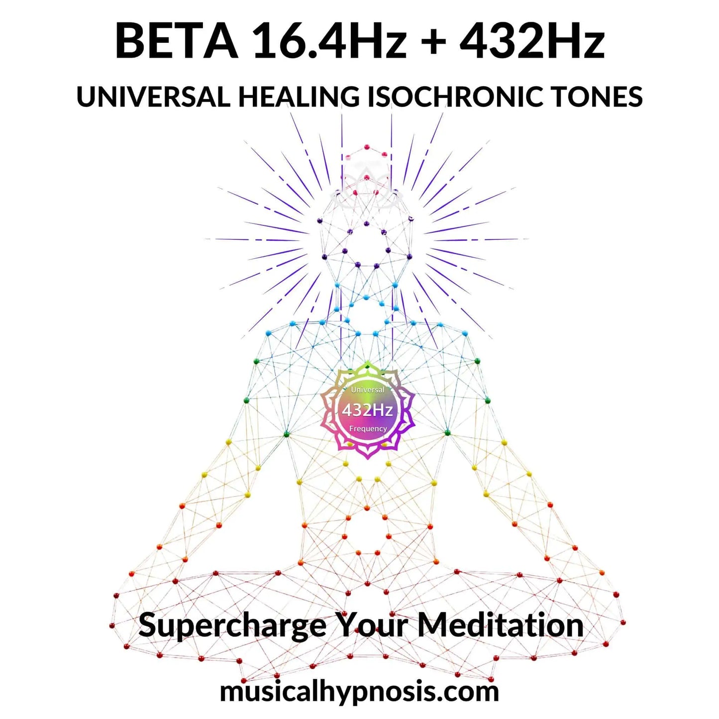 Beta 16.4Hz and 432Hz Universal Healing Isochronic Tones | 30 minutes