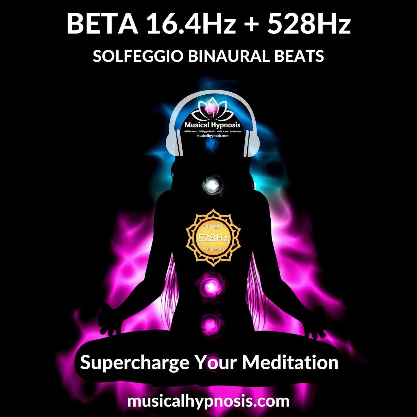 Beta 16.4Hz and 528Hz Solfeggio Binaural Beats | 30 minutes