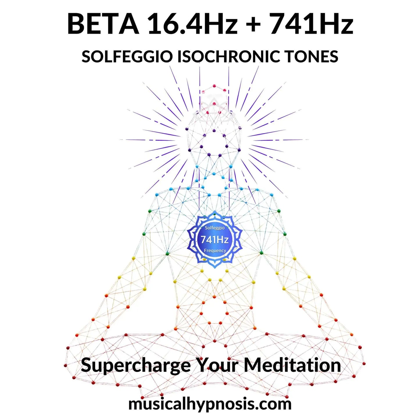 Beta 16.4Hz and 741Hz Solfeggio Isochronic Tones | 30 minutes
