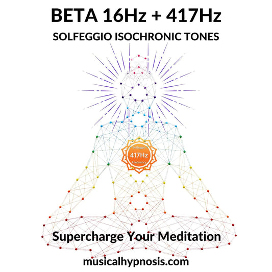 Beta 16Hz and 417Hz Solfeggio Isochronic Tones | 30 minutes