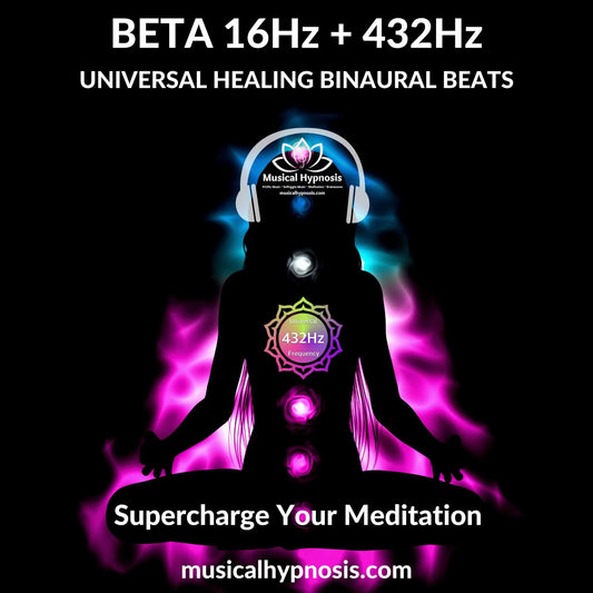 Beta 16Hz and 432Hz Universal Healing Binaural Beats | 30 minutes