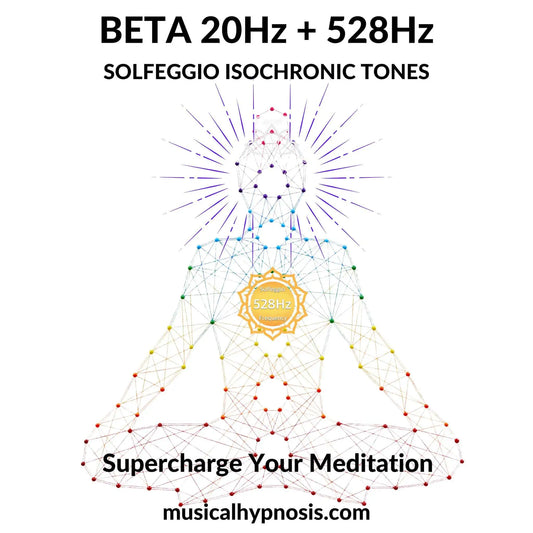 Beta 20Hz and 528Hz Solfeggio Isochronic Tones | 30 minutes