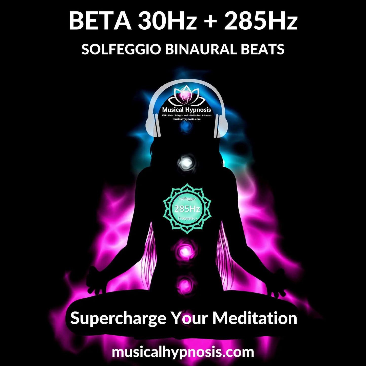 Beta 30Hz and 285Hz Solfeggio Binaural Beats | 30 minutes