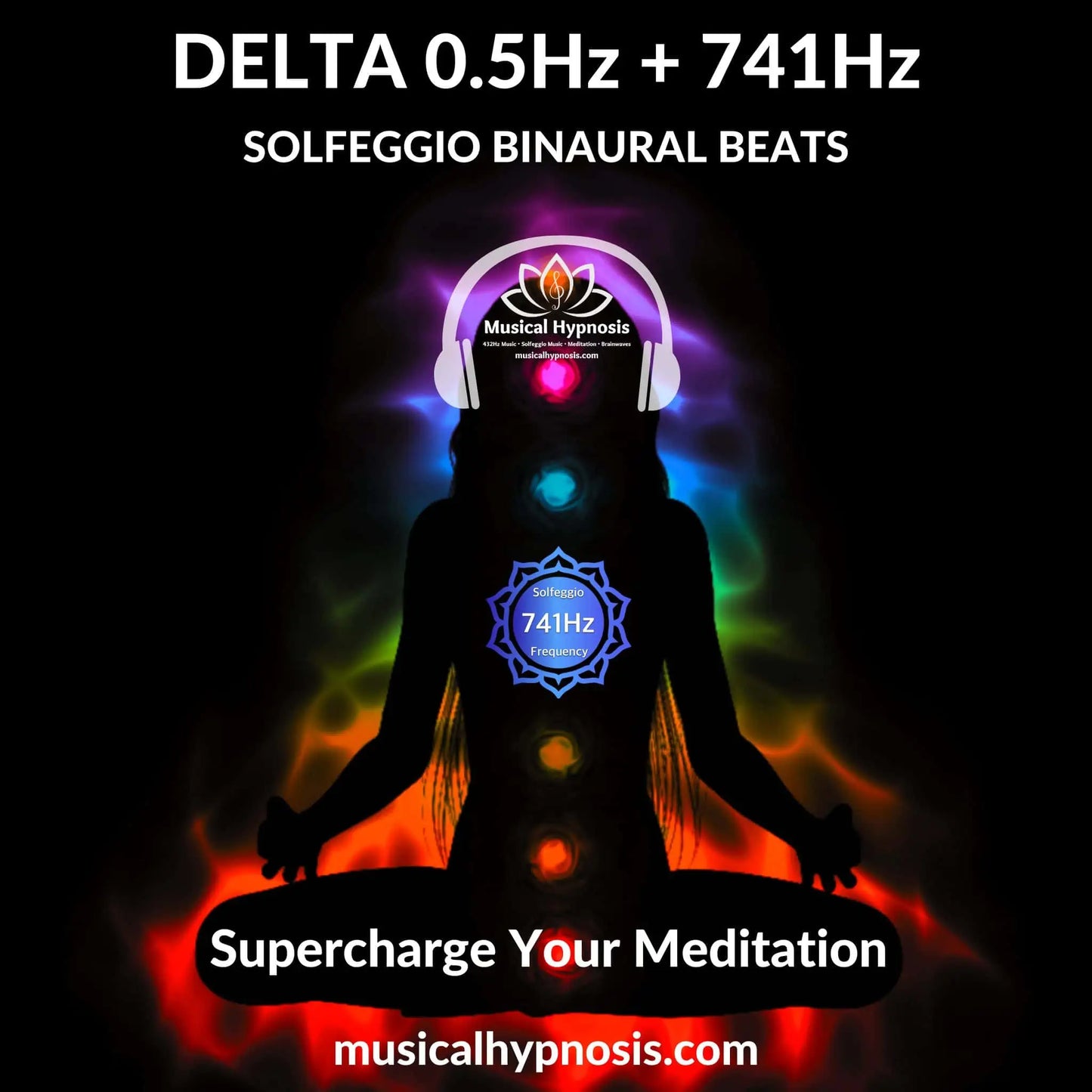 Delta 0.5Hz and 741Hz Solfeggio Binaural Beats | 30 minutes