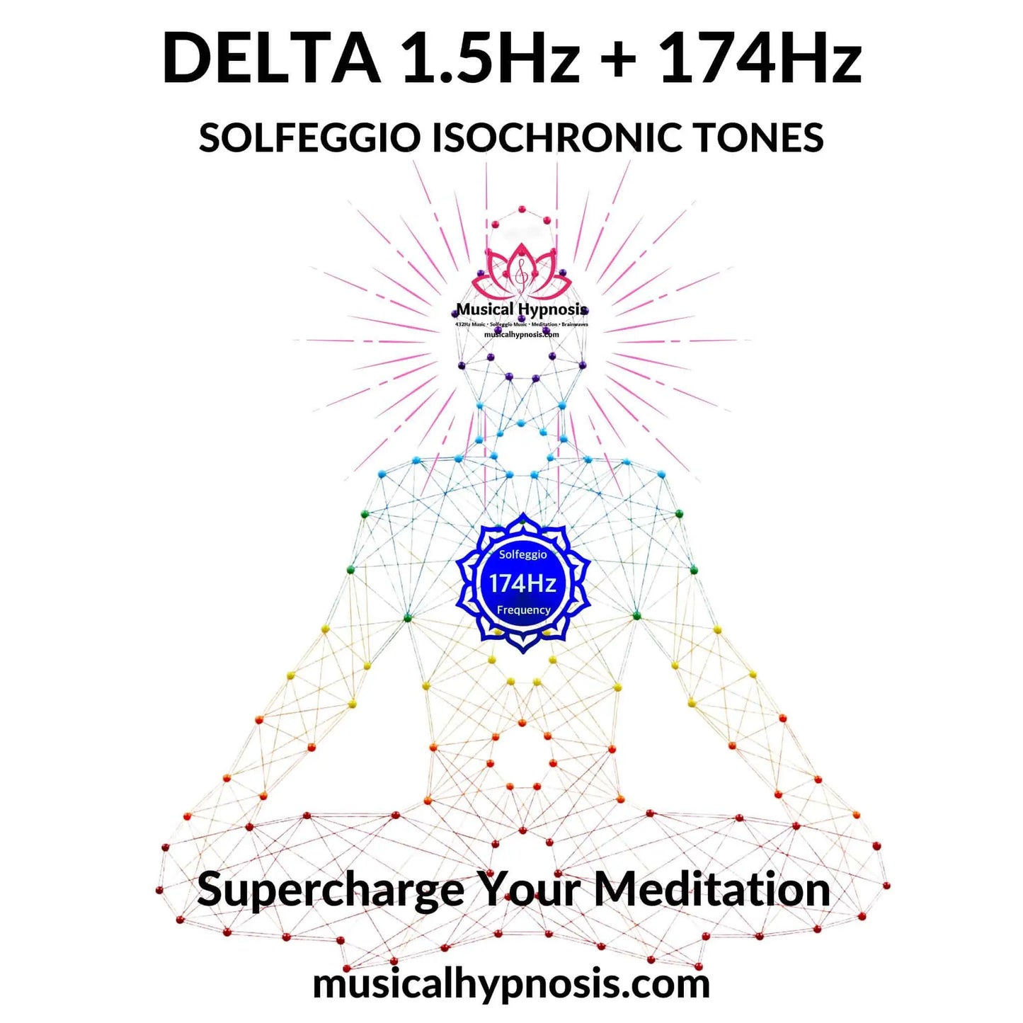 Delta 1.5Hz and 174Hz Solfeggio Isochronic Tones | 30 minutes