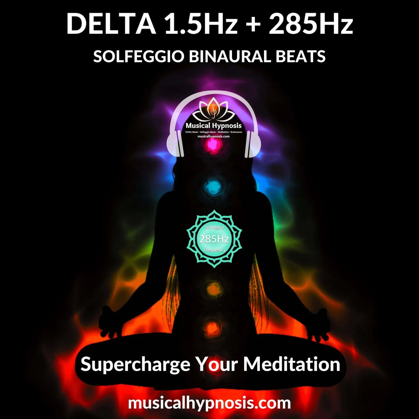Delta 1.5Hz and 285Hz Solfeggio Binaural Beats | 30 minutes