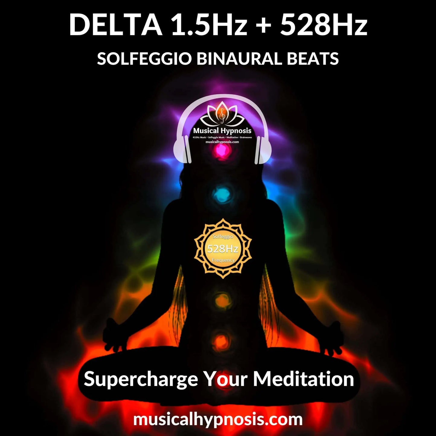 Delta 1.5Hz and 528Hz Solfeggio Binaural Beats | 30 minutes