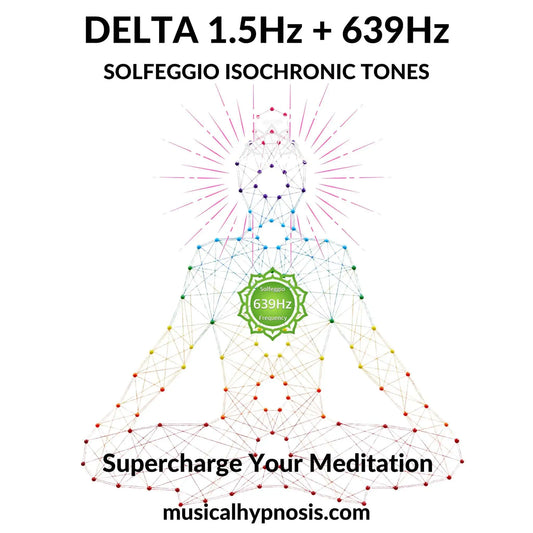 Delta 1.5Hz and 639Hz Solfeggio Isochronic Tones | 30 minutes