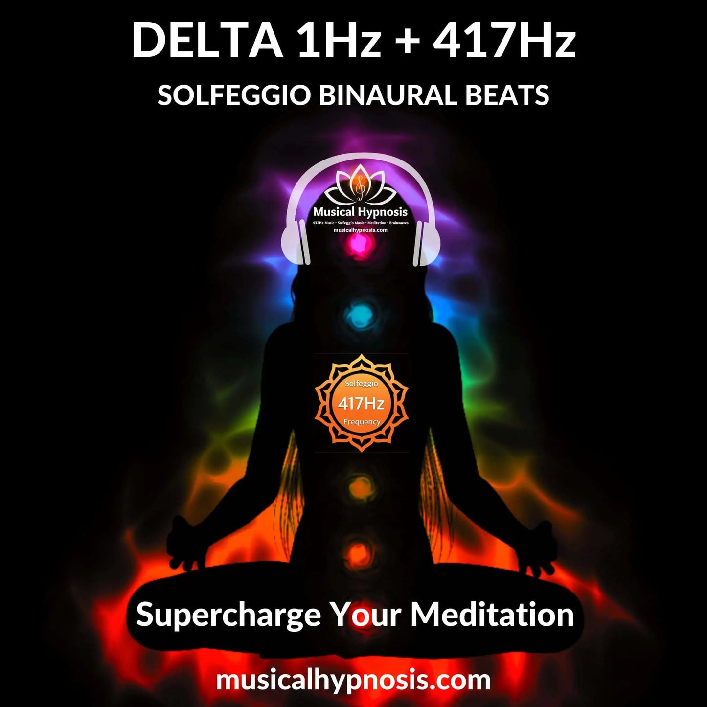 Delta 1Hz and 417Hz Solfeggio Binaural Beats | 30 minutes