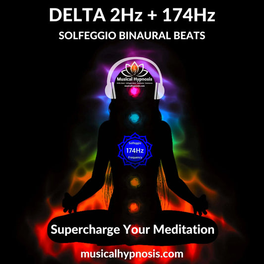 Delta 2Hz and 174Hz Solfeggio Binaural Beats | 30 minutes