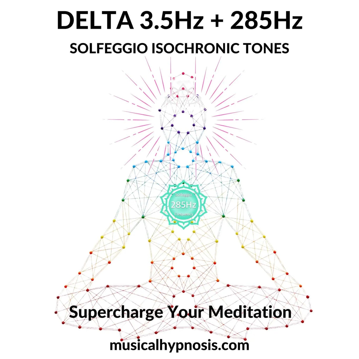 Delta 3.5Hz and 285Hz Solfeggio Isochronic Tones | 30 minutes