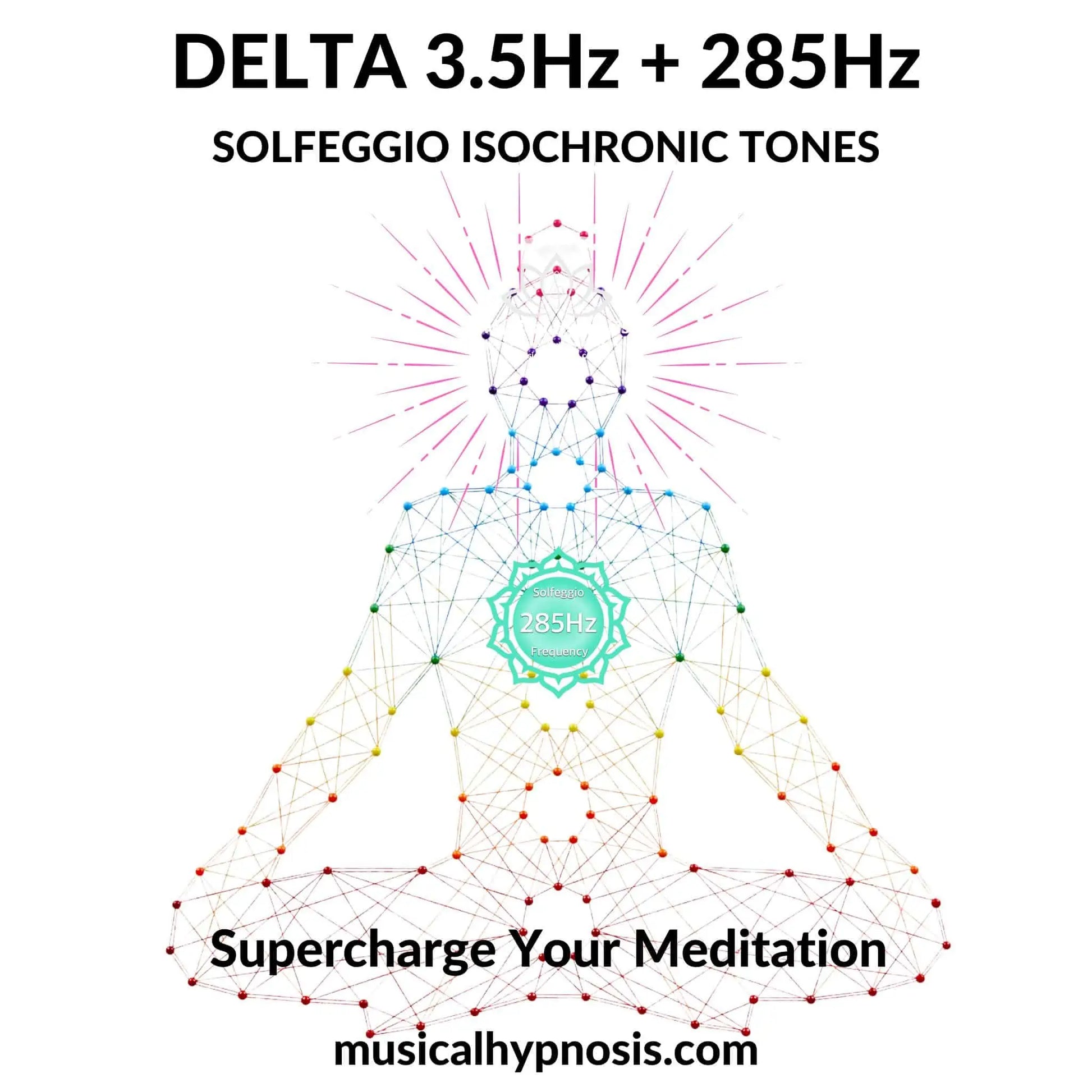 Delta 3.5Hz and 285Hz Solfeggio Isochronic Tones | 30 minutes