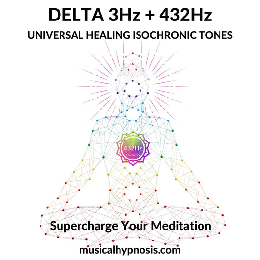 Delta 3Hz and 432Hz Universal Healing Isochronic Tones | 30 minutes