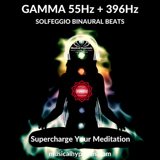 Gamma 55Hz and 396Hz Solfeggio Binaural Beats | 30 minutes
