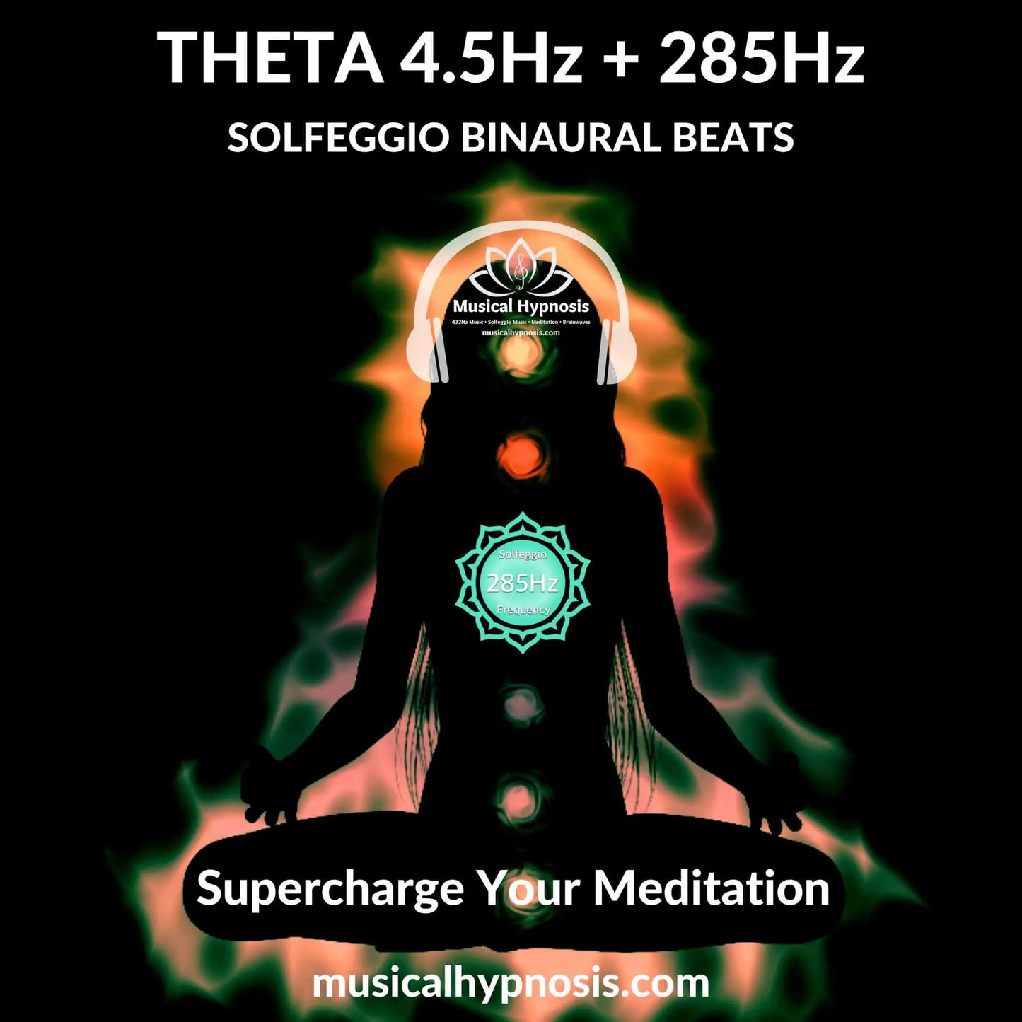 Theta 4.5Hz and 285Hz Solfeggio Binaural Beats | 30 minutes