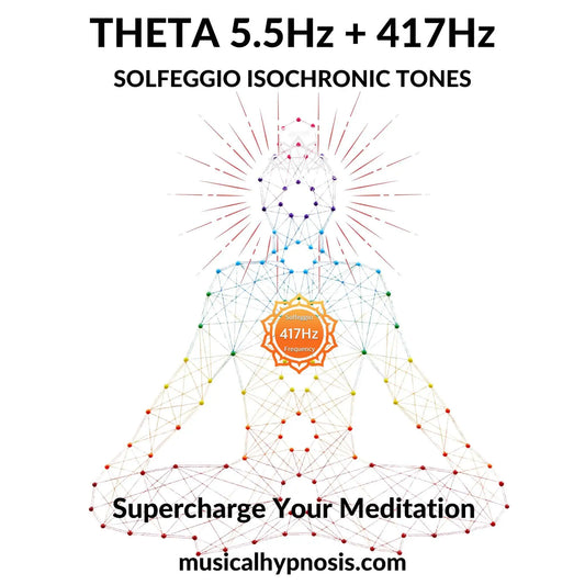 Theta 5.5Hz and 417Hz Solfeggio Isochronic Tones | 30 minutes