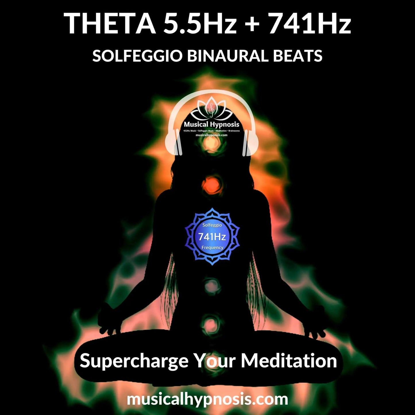 Theta 5.5Hz and 741Hz Solfeggio Binaural Beats | 30 minutes