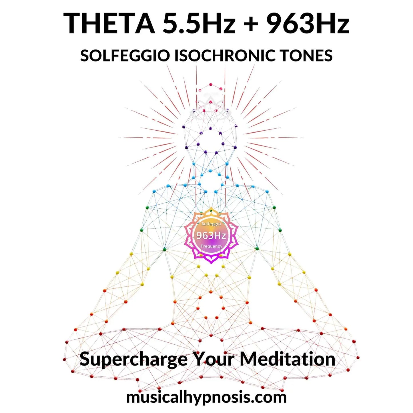 Theta 5.5Hz and 963Hz Solfeggio Isochronic Tones | 30 minutes