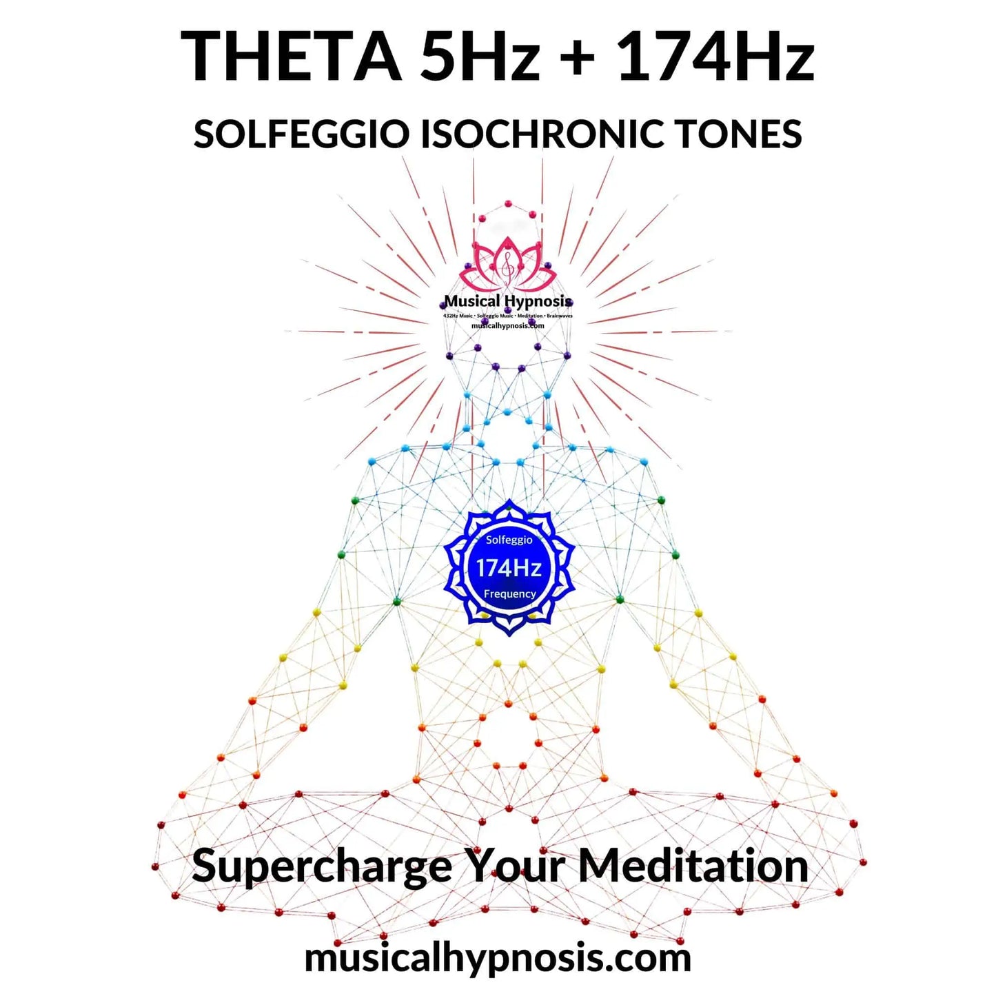 Theta 5Hz and 174Hz Solfeggio Isochronic Tones | 30 minutes