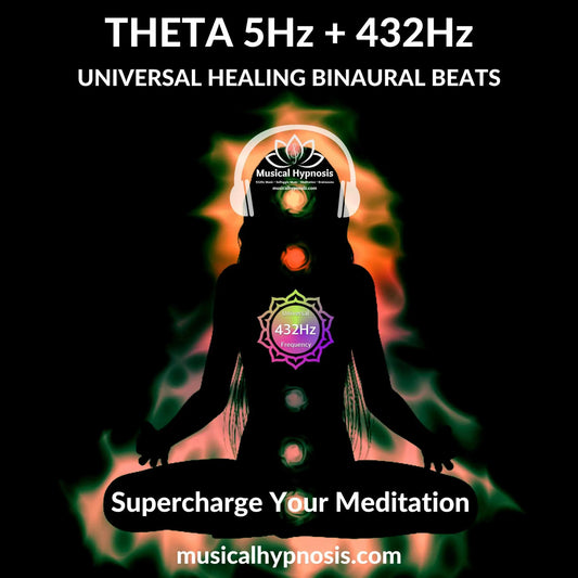 Theta 5Hz and 432Hz Universal Healing Binaural Beats | 30 minutes