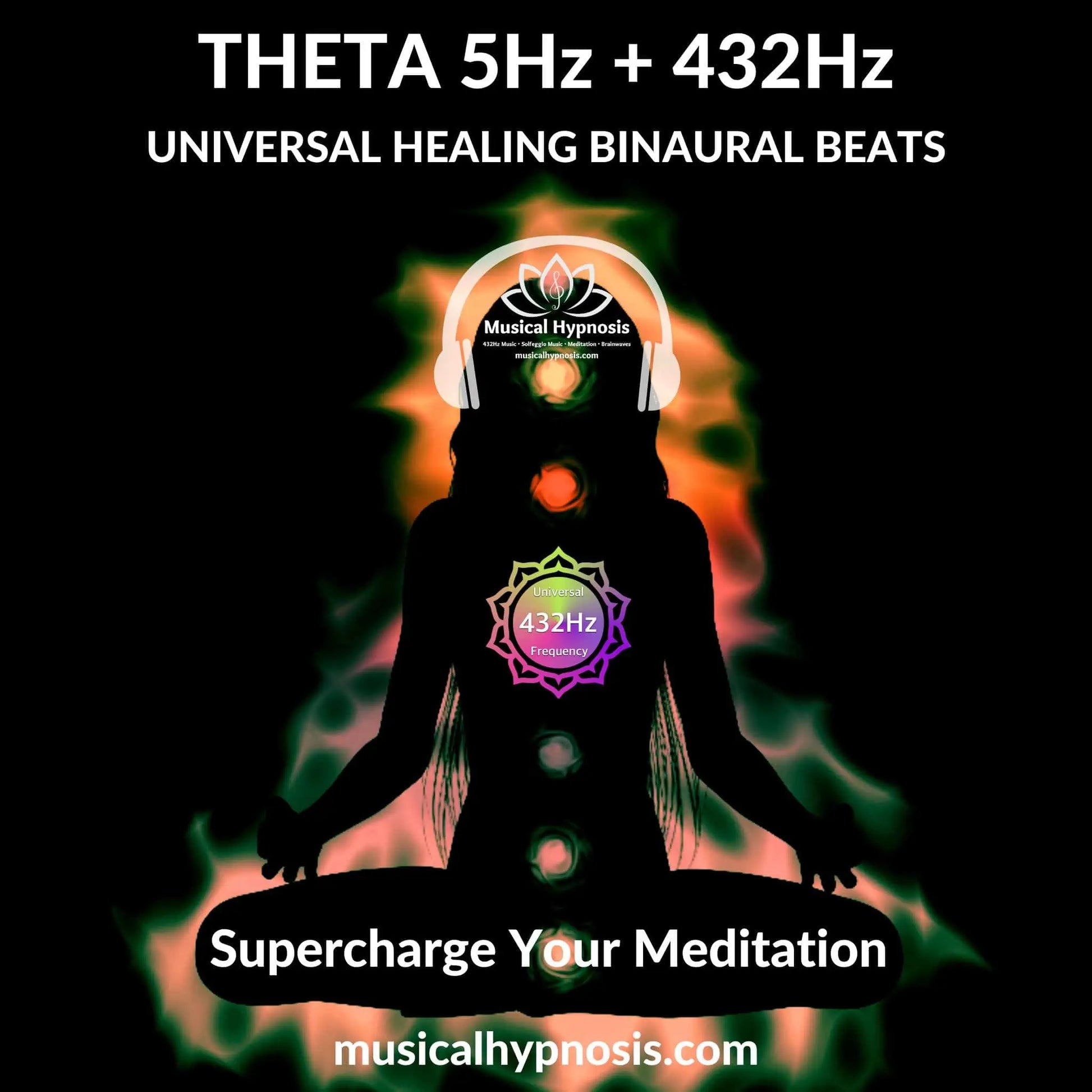 Theta 5Hz and 432Hz Universal Healing Binaural Beats | 30 minutes