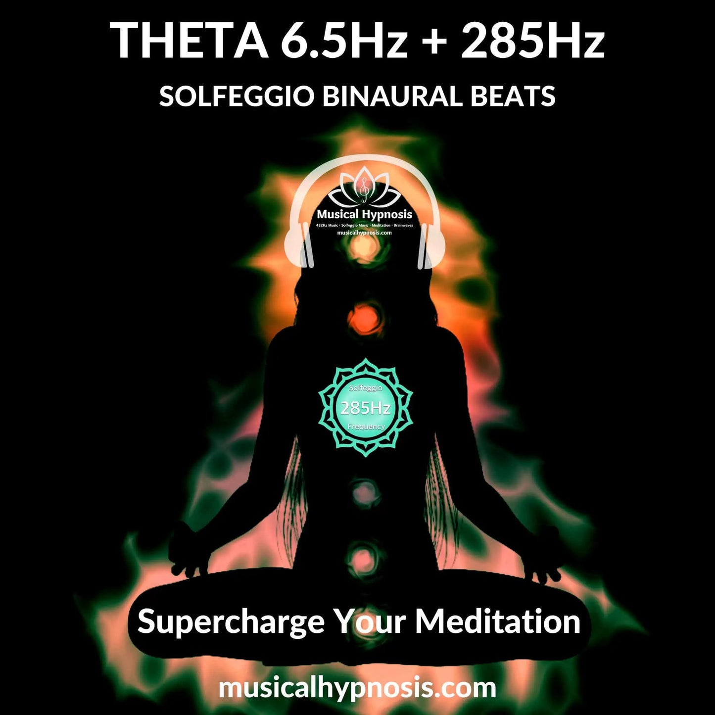 Theta 6.5Hz and 285Hz Solfeggio Binaural Beats | 30 minutes